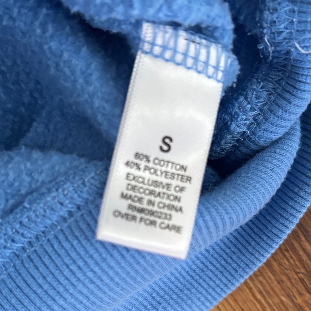 PLAYBOY Light Blue Hoodie Small - Picture 6 of 7